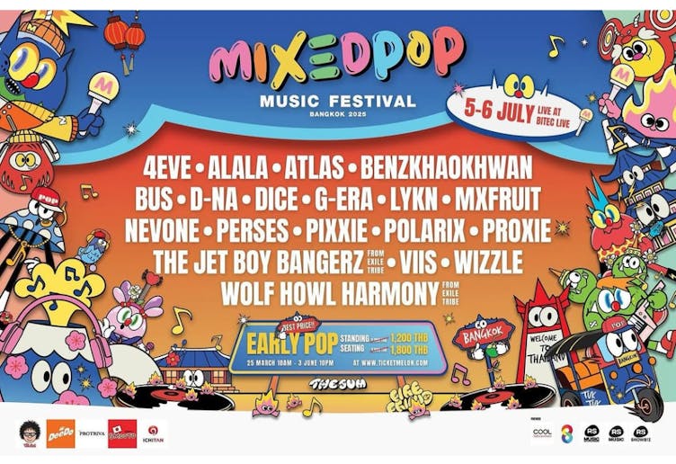 MIXEDPOP Music Festival Bangkok 2025 MIXEDPOP Music Festival Bangkok 2025